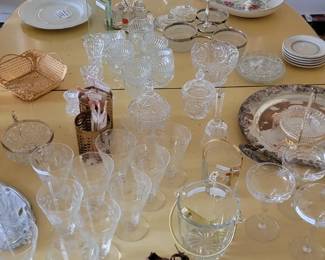 crystal and glassware