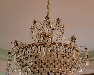 Schonbek crystal chandelier