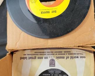 45s from a  jukebox