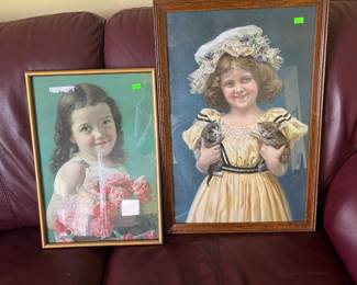 Vintage framed prints