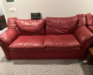 Leather sofa