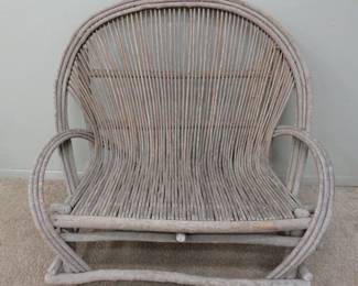 Cool Twig Adirondack, rustic lodge cabin loveseat