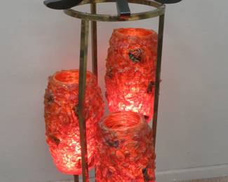 Fabulous MCM lucite shade lamp