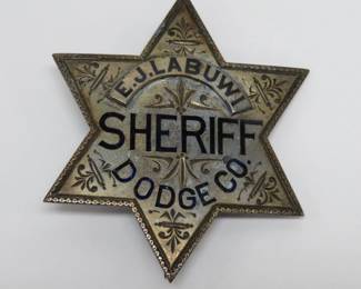 Many Wisconsin Sheriff badges