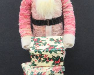 One of many Santa Candy containers