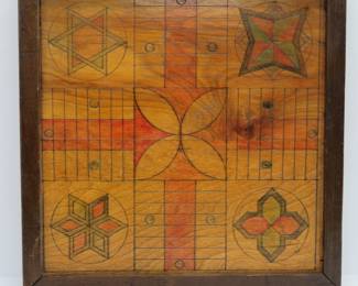 Parcheesi game board