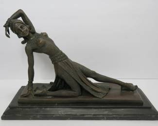 Art Deco bronze by Demetre  Chiparus