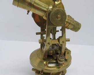 Brass Theodolite, survey transit