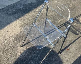 mid-century modern folding chair