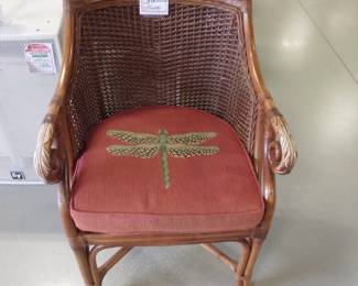 Cane seat chair