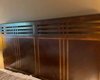 Beautiful queen headboard w, platform base 