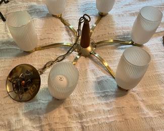 Six Globe Chandelier 