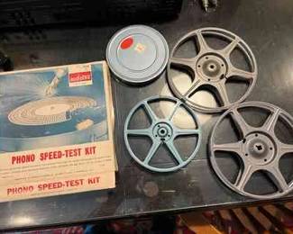 Empty 8mm Movie Reels