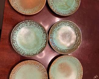 Aztec Design Dishes