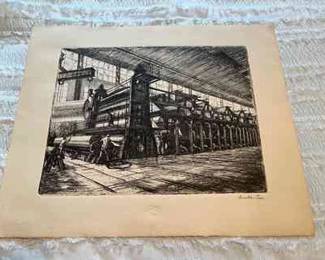 Paul Winkler Leeds Print Of Eau Claire Paper Manufacturer