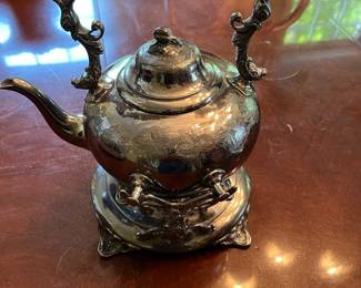  01 Antique Victorian Teapot With Stand