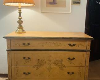 3-drawer painted dresser $165