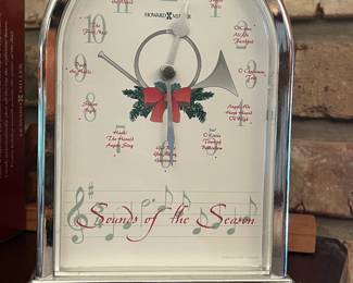 Howard Miller Sounds of the Season clock