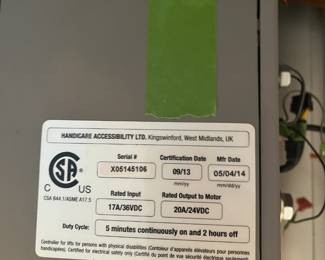 Handicare Stair Lift Chair assembly. Paid over $5,000, your price today is $999. 