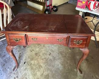 Project piece! Solid wood desk.