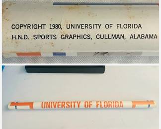 1980 University of Florida football team poster