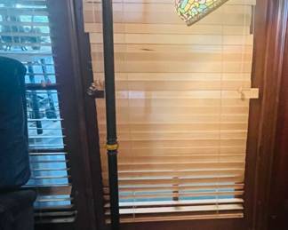 Stained glass floor lamp