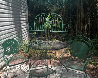 Metal furniture - as is