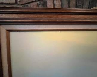 3 of 3: Sold 'as is' with slight imperfections where nails are coming through the canvas board. Current bid: $6,600