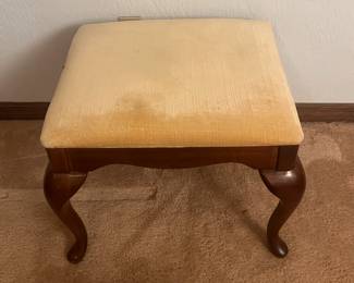 Padded foot stool bench $35