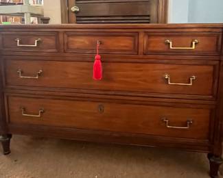 5 drawer locking cabinet, 50" x 19" x 31" $298