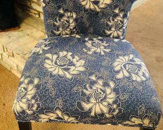 Floral side chair $55
