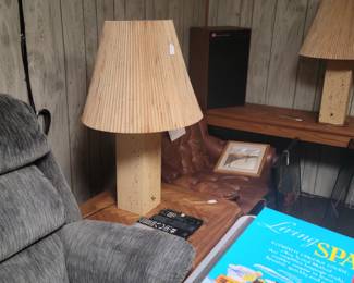 Recliners,  lamps, tables