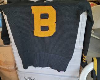 1930's Birmingham Southern sweaters and penant 