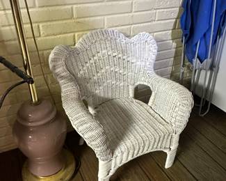Child Size Wicker Chair