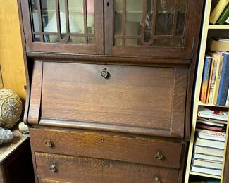Antique Wood Secretary 