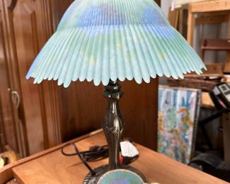Hand Painted Lamp by The Art of Glynda Turley and coordinating plug-in Night Light! NEW!