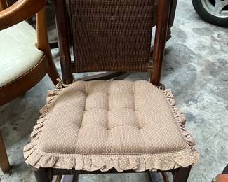 Vintage Wood Rocking Chair