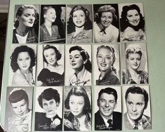 Vintage 1940’s Arcade Lobby Cards~Actors Black & White Prints