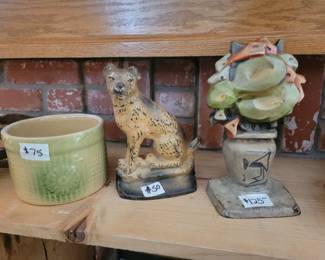  Vintage iron door stops