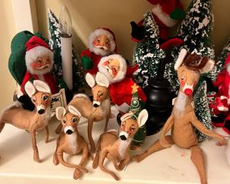 Anna Lee Christmas Figures