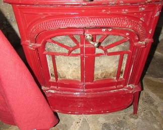 TWO of FOUR Cast Iron Wood stoves Vermont Castings INTREPID II