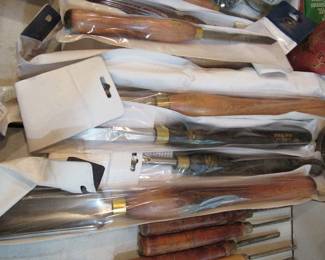 Brand new Crown Tools gouges/chisels/scrapers/