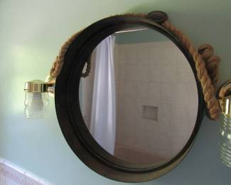 nautical rope mirror