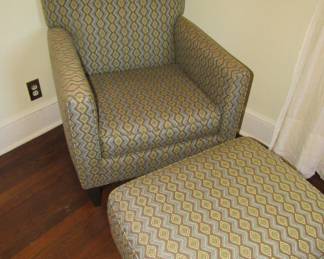 Nice little chair and ottoman
