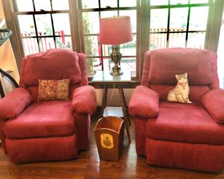 Two Matching Recliners 