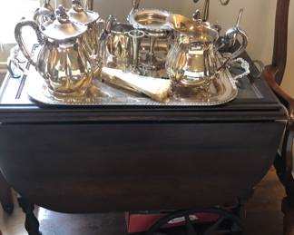 Antique Tea Cart w/Tray
