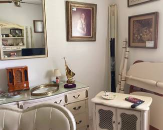 French Provencial bedroom suite