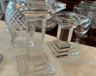 Waterford candle holders