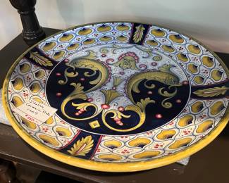 Hand painted Italian Platter