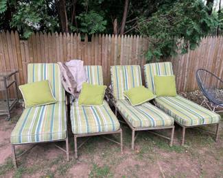 87. 4 Brown Jordan Furniture Chaise Lounge